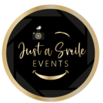 JUST A SMILE EVENTS - LOGO avec contour or